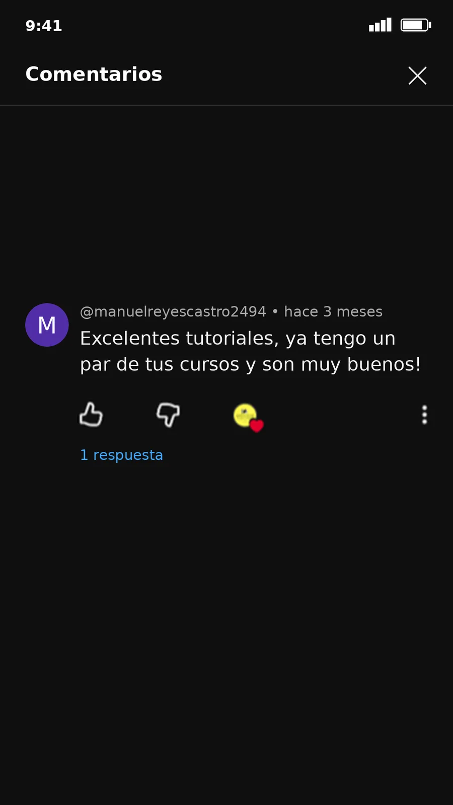 Testimonio de estudiante 5
