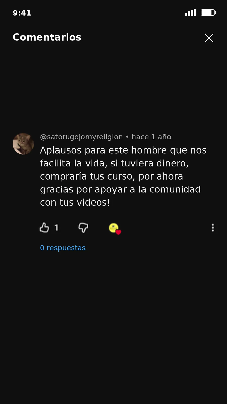 Testimonio de estudiante 6
